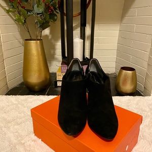 Ivanka Trump Black Fabric Booties